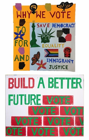 WHY WE VOTE: An Installation of Signs